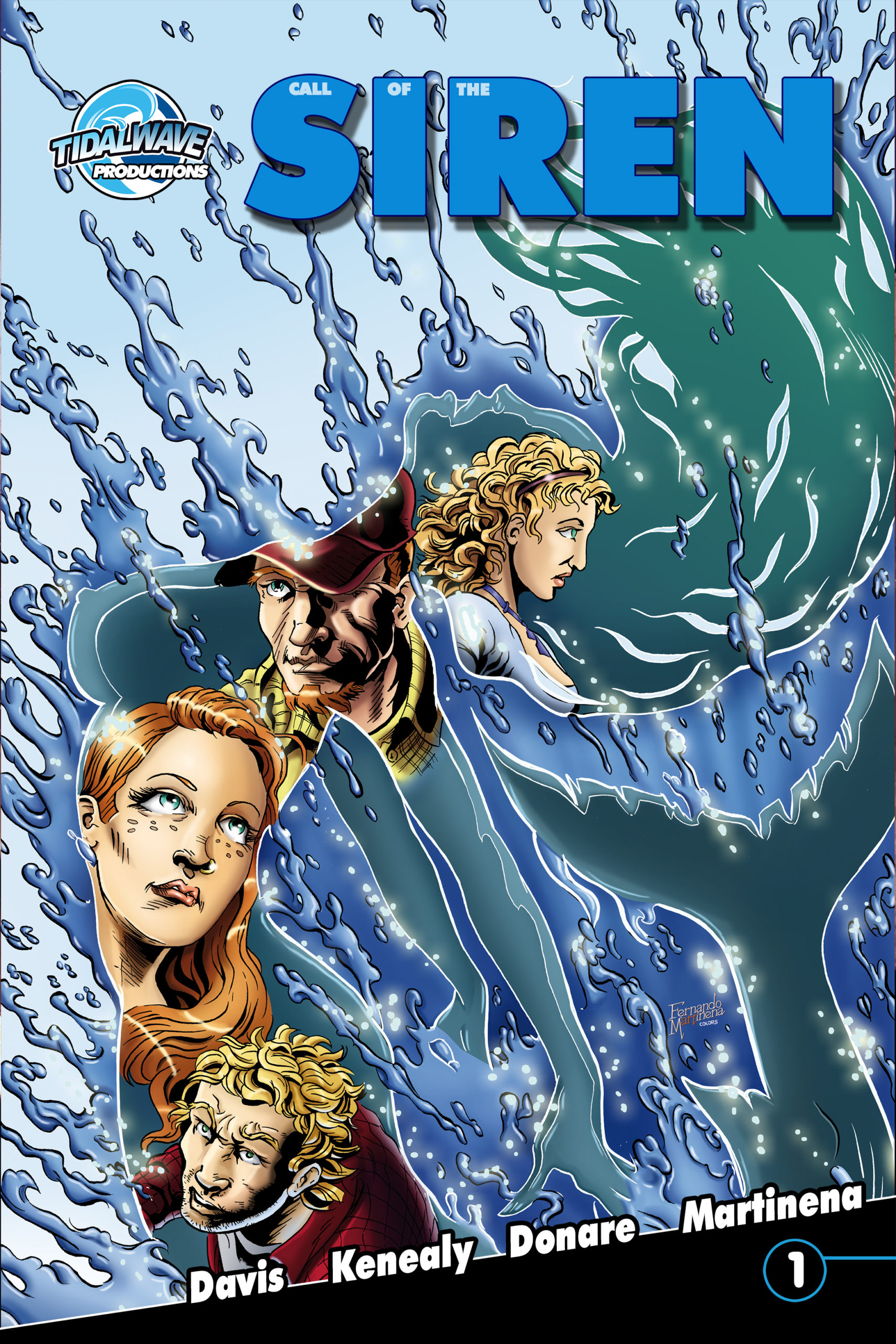 1ST LOOK AT CALL OF THE SIREN #1 - TidalWave Productions