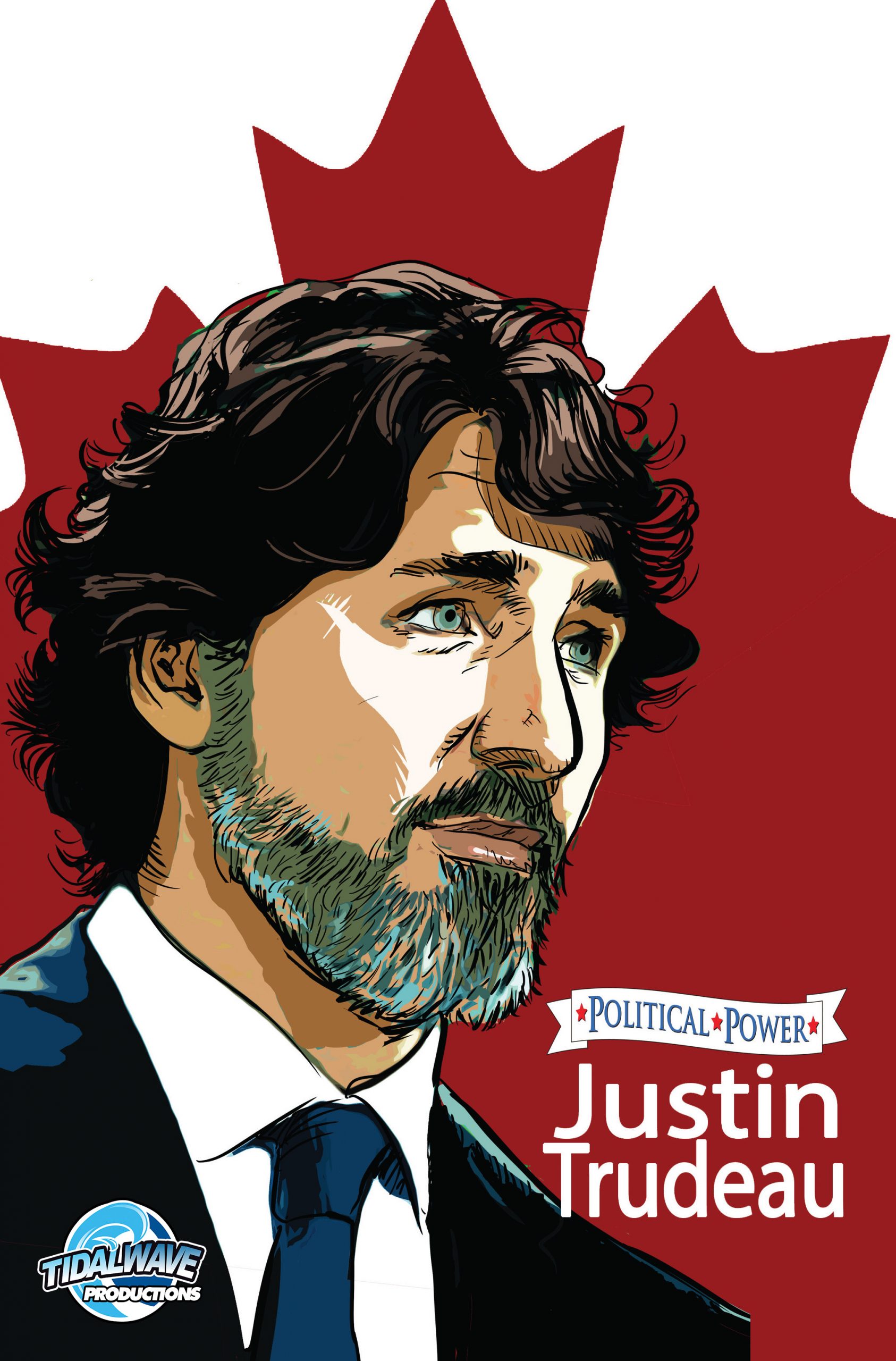 CANADA'S PRIME MINISTER JUSTIN TRUDEAU GET THE COMIC BOOK TREATMENT