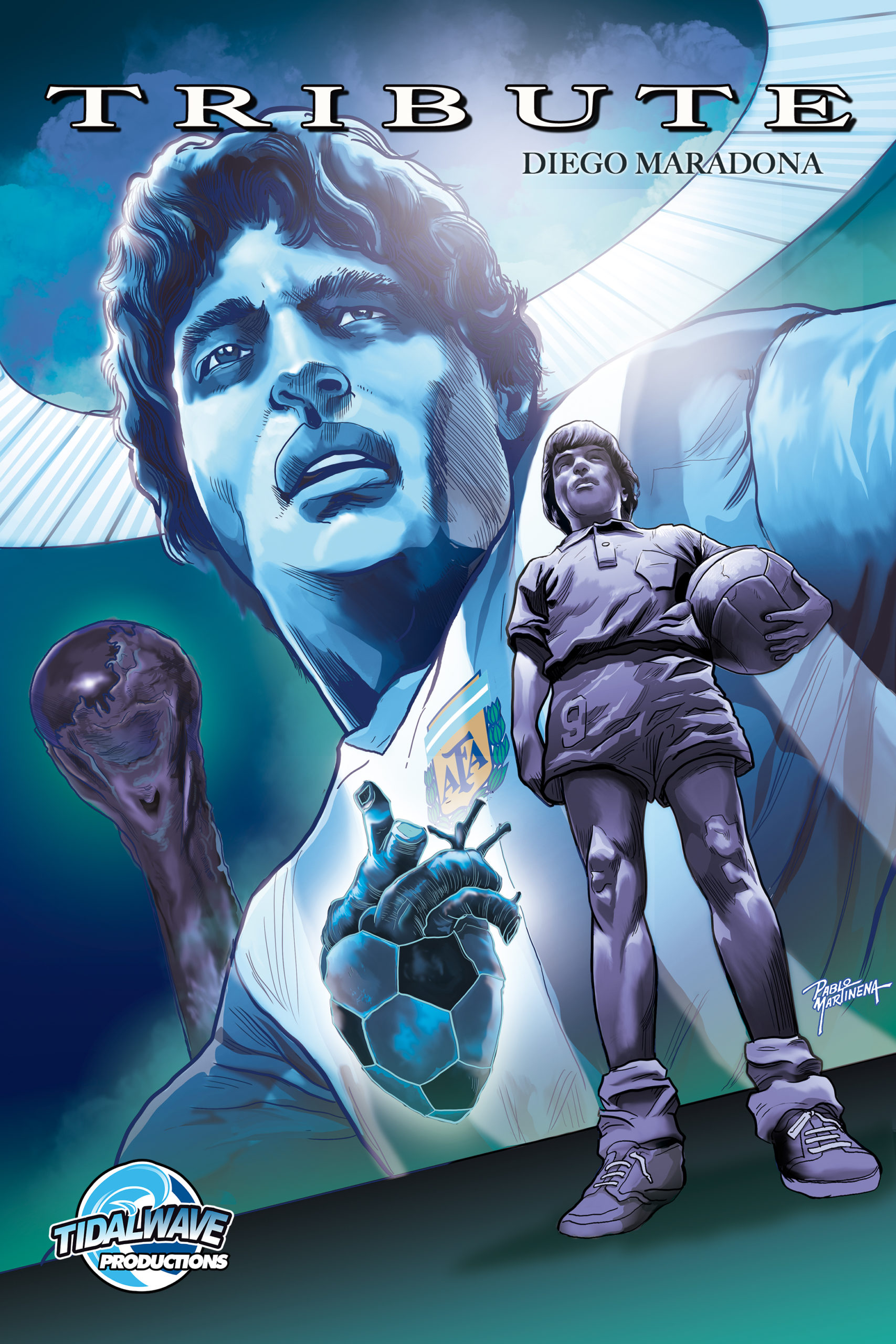 DIEGO MARADONA TRIBUTE IN COMIC BOOK FORM - TidalWave Productions