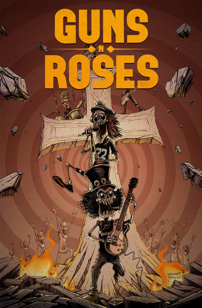 好きに COMICS ROLL 希少USコミックROCK'N Guns Roses n' 洋書 - www 